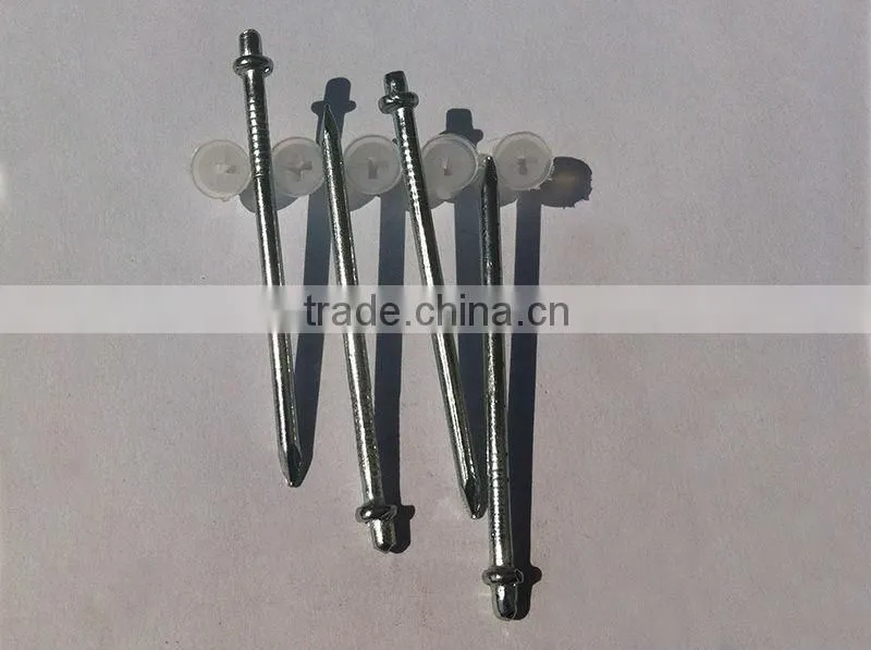 Spot Welding Pins With Plastic Caps For Self Adhesive Pin