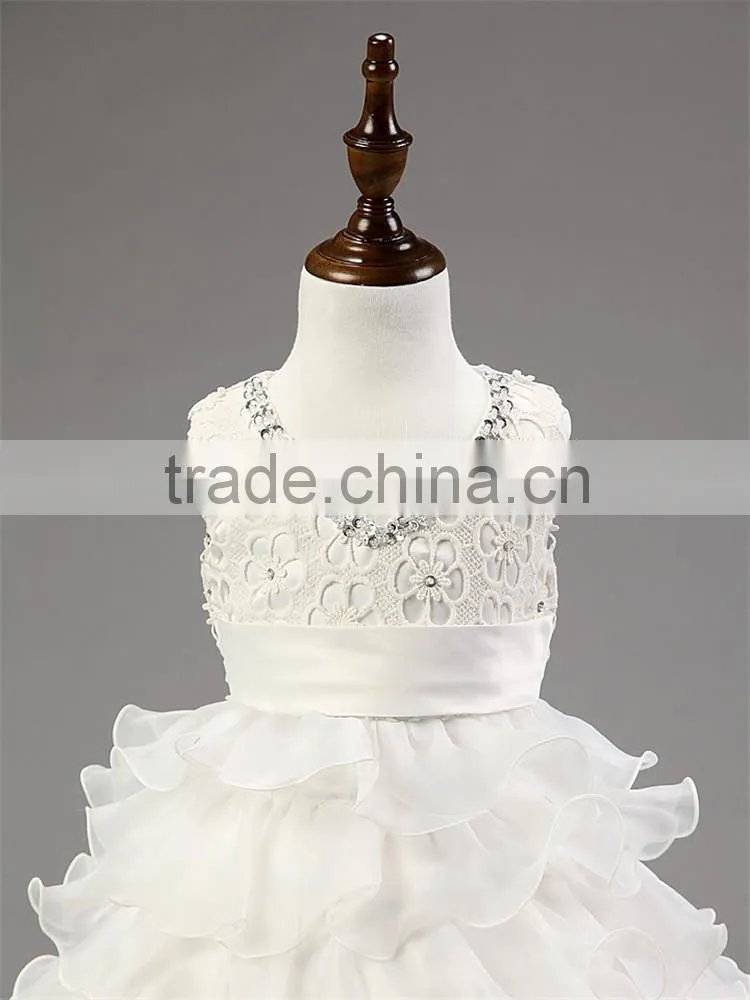 Fashion latest children frocks designs fancy girls boutique free prom dress TR-WS02