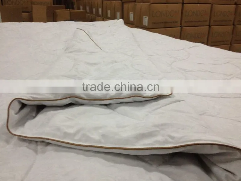 Double size Camel Wool Quilt with soft Camel wool filling jacquard cotton fabric cover washable