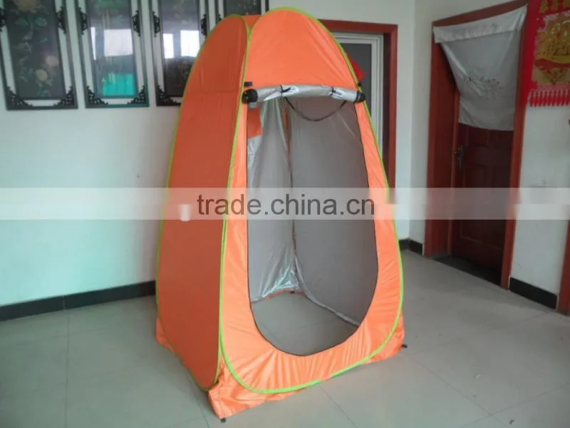 POP UP Tent Outdoor Toilet Watching Bird Tent Fishing Orange Beach Tent