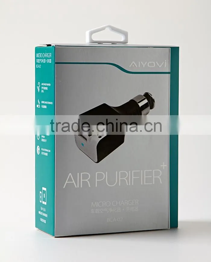 High quality used car battery charger sale 2.1A Universal 2 USB Car Charger with Logo Customized