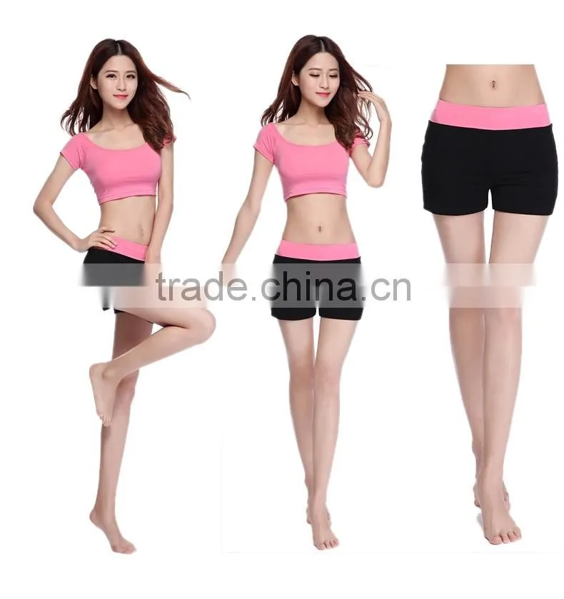 Custom Modal Fitness Yoga Shorts, Women Yoga Wear Wholesale