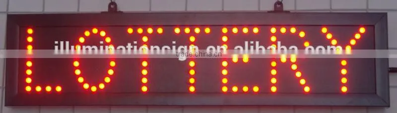2014 Hot Sale Lottery Led Sign