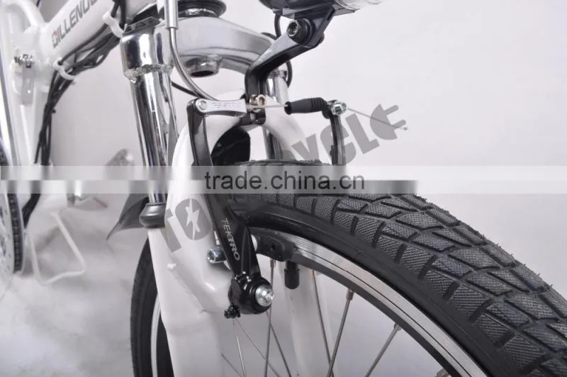 Alloy frame mini ebike easy riding small folding electric bike
