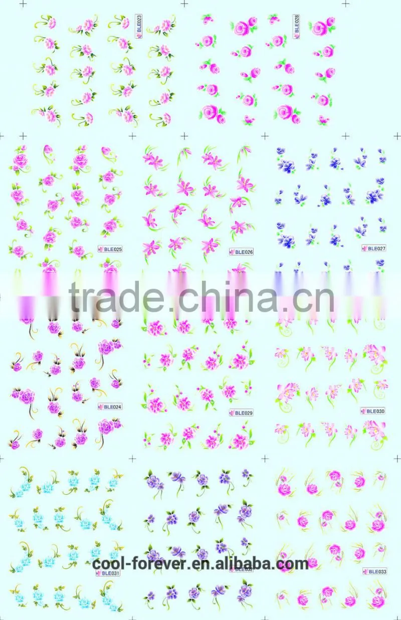 wholesale cartoon nail art stickers