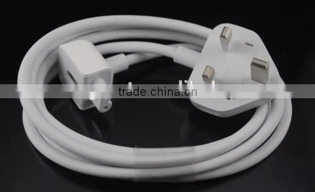 New Version UK Plug Extension Power Cable for Apple Adapter