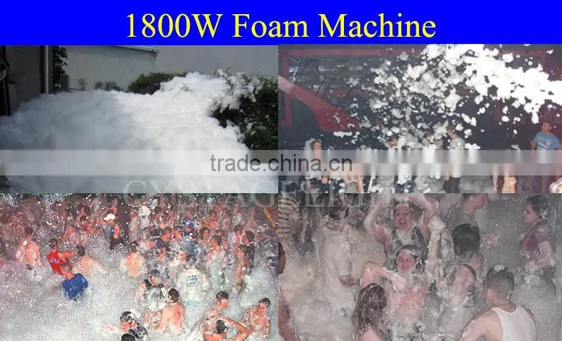 Stage Effect Equipment 1800W Playground Spray Foaming Machine