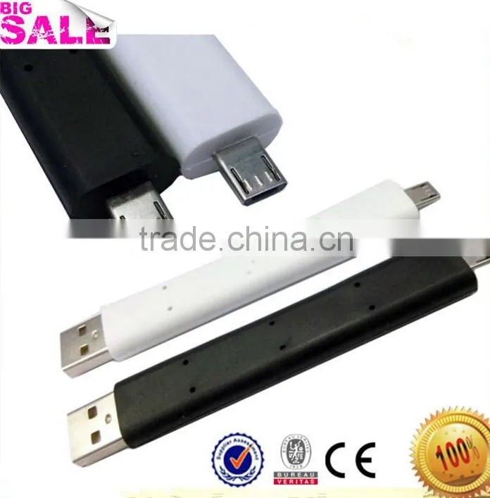 Flexiable Folding Stand Up Trunk Micro USB Data Charging Cable For Samsung,HTC,Blackberry