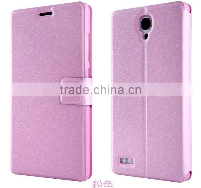 Silk Matte Pattern Wallet Stand Leather Case For XiaoMi Redrice Note 5.5"/Mi 1S/Mi 2/Mi 4/XiaoMi 3/Mi 1 1S