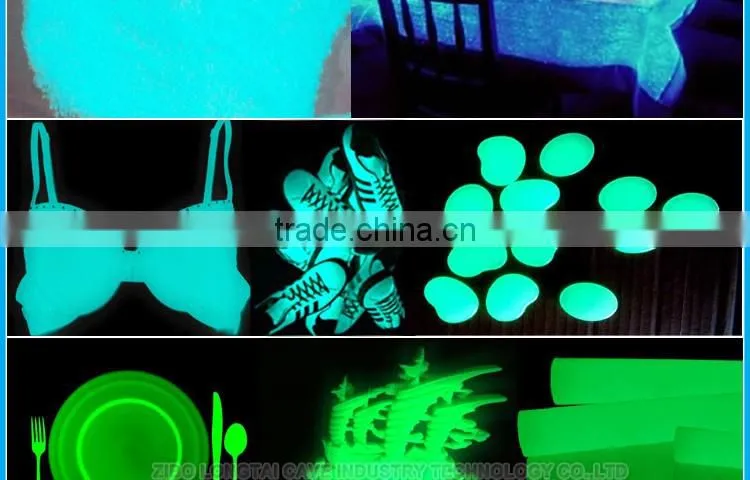 High Bright Glow in the Dark Powder Luminous Pigment