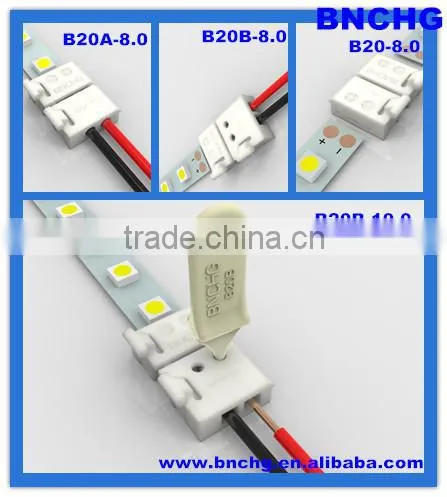 Patented Push Connector for Flexible LED Strip 5050/3258 10mm