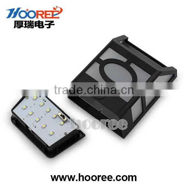 Deluxe Wall / Garden / Door / Window Sound Control Solar Light