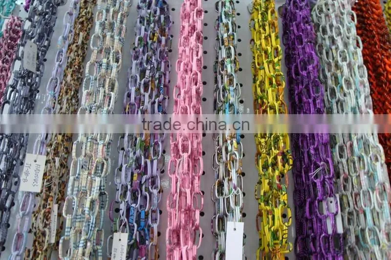Big Silver Costume Necklace Chain
