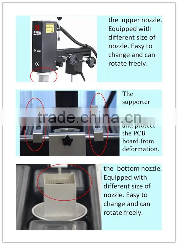 Dinghua factory direct sale mainboard chip xbox 360 vga bga repair,bga soldering tool DH-A08