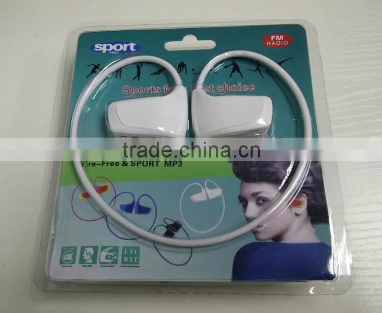High quality fashion mp3 player 8gb sport mp3 headphone / headset with fm radio