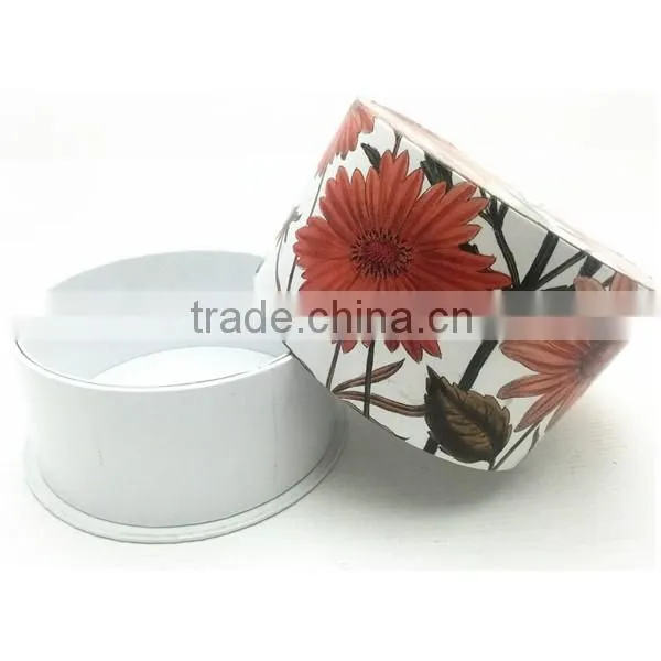 Custom round cylinder gift box fancy design candle cylinder box