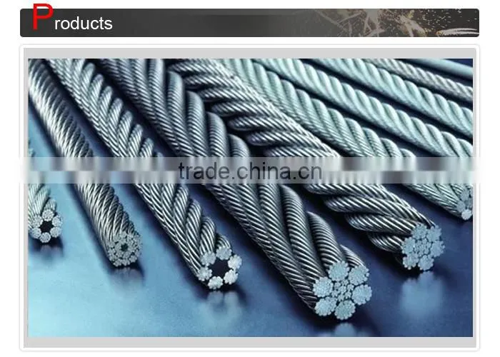 High quality best selling elevator steel wire rope 13mm