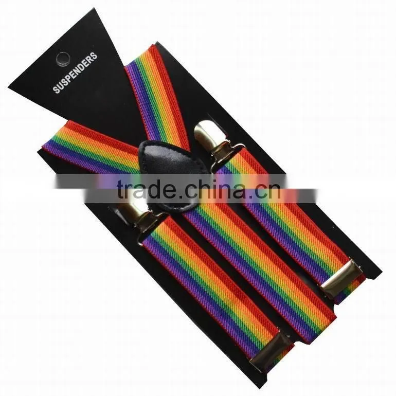 Hot Selling New Designs Y Shape Elastic Braces Kids Suspender in Stock