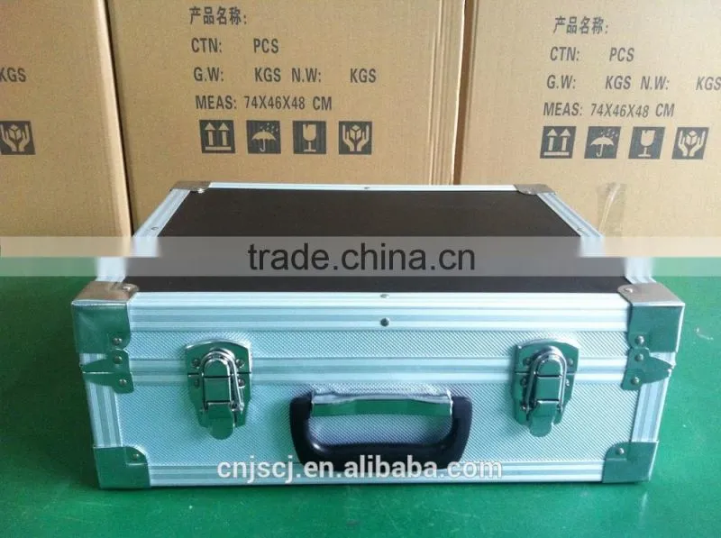 Hot Sale Black ABS tool case,permanent protection with lock very farm durable aluminum tool carrying case with lock