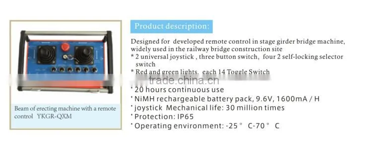YKGR-QXM joystick for developed remote control