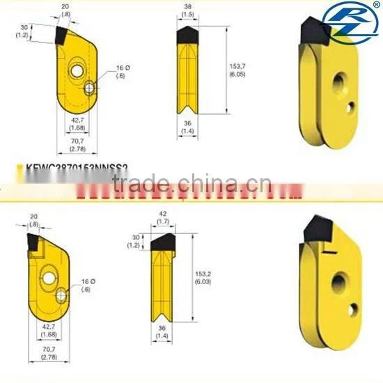 weld-on teeth BA24 BA04 WB20 WS39 welding bars for casing shoes quick change carbide picks