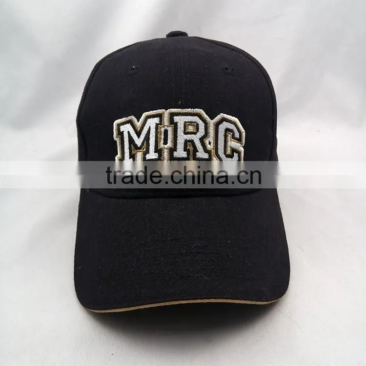 Wholsale OEM best quality applique baseball hats and caps
