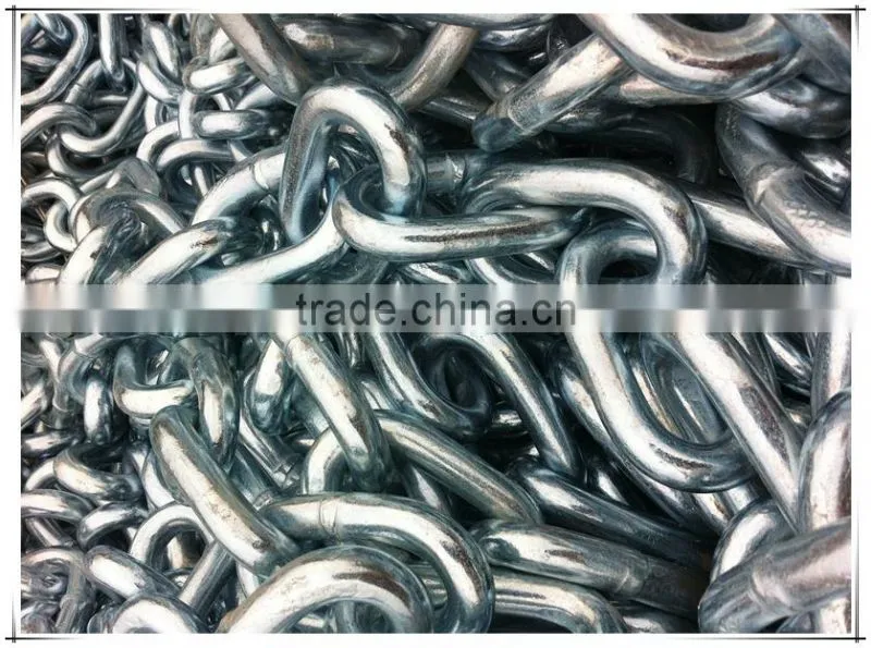 Din 766 / 763 anchor chain stainless steel for anchor short /long chain