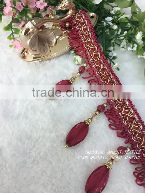 wholesale cheap tassel fringes for Home Textile Accessory