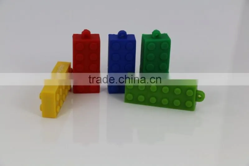 2016 factory wholesale Customized logo Personalized Building Block USB Flash Drive 1GB 2GB 4GB 8GB