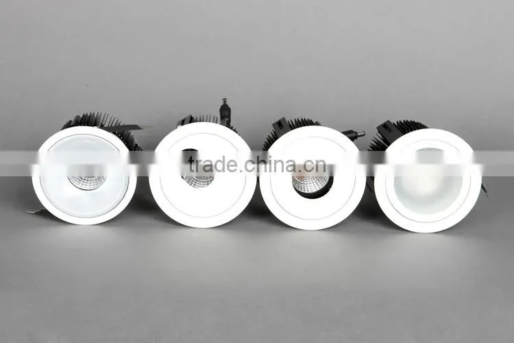 COB chip led downlight 15w led lighting with small round hole