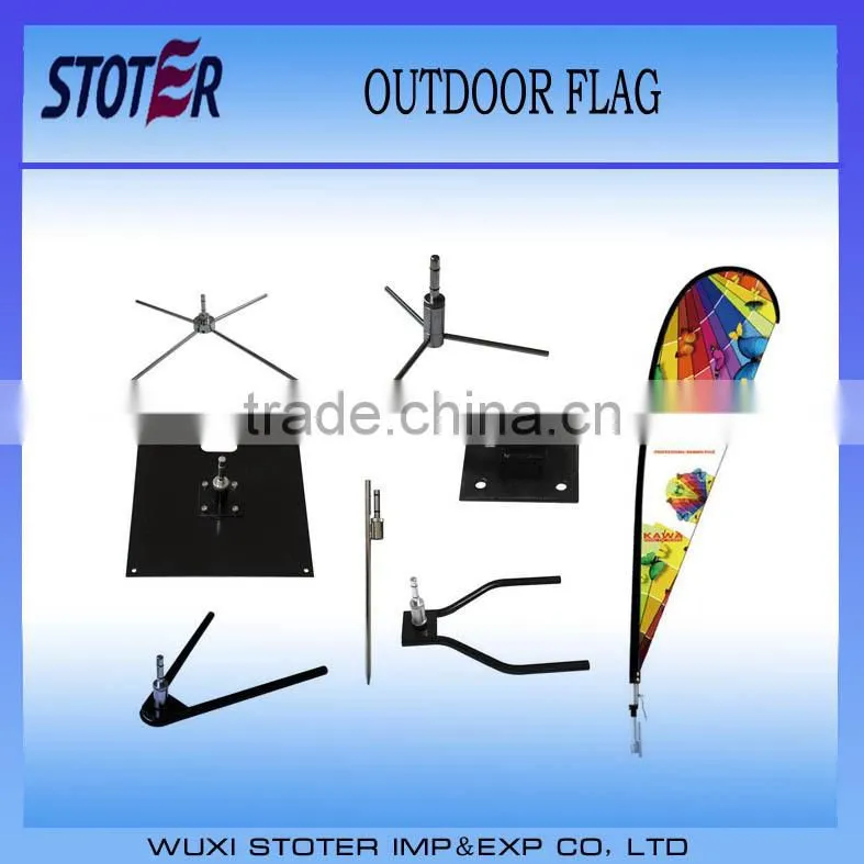 Big Size Outdoor Display Teardrop Flag