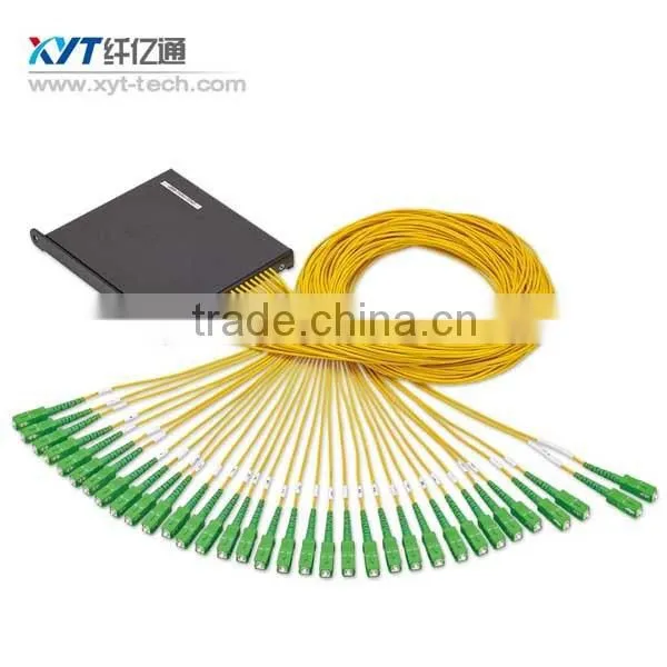 G657A Fiber 2x6 2x8 ABS module 2.0mm 1M FC UPC Optic Fiber PLC Splitter