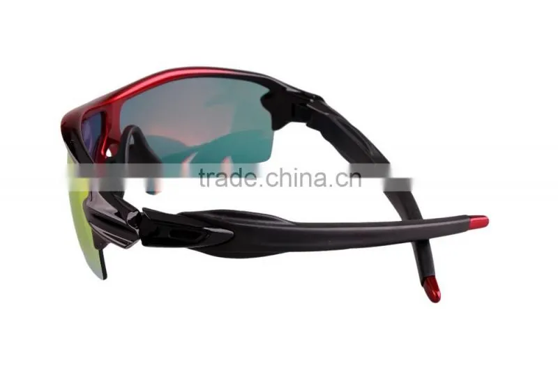 New arrival wholesale Sports Goggle polarized bicycle shape sports cycling sunglasses