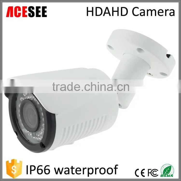 2015 New Product Small Bullet waterproof IP66 720p ahd cctv camera