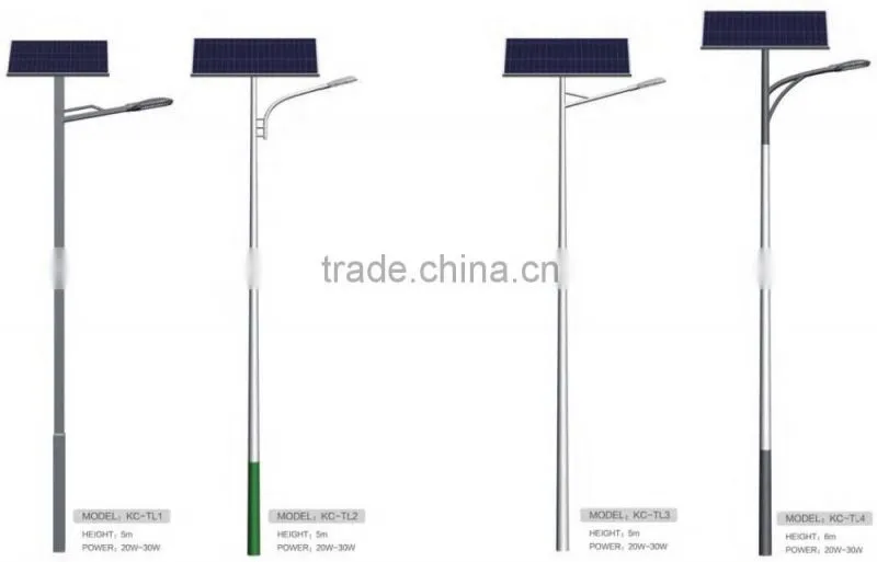 Solar LED Street light patented lamp housing Waterproof outdoor lighting 30W 40W 50W