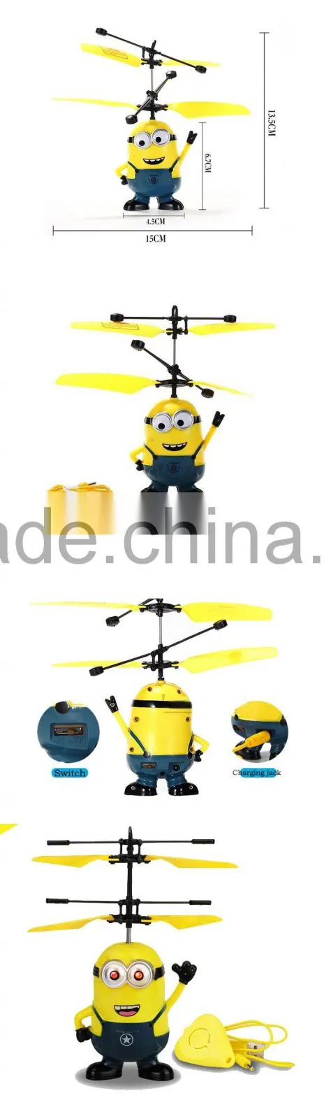 Wholesale mini radio controlled toy aerial survey uav