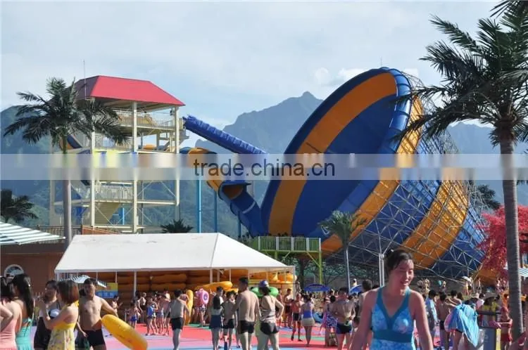 Hot Sale Big Tornado Fiberglass Water Slide Water Park equipment for Sale-Wangming International