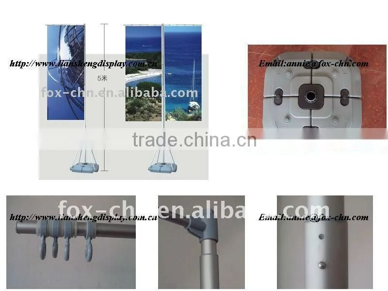 outdoor telescopic flag