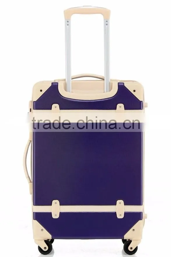 2 Piece ABS Luggage Set Vintage Suitcase