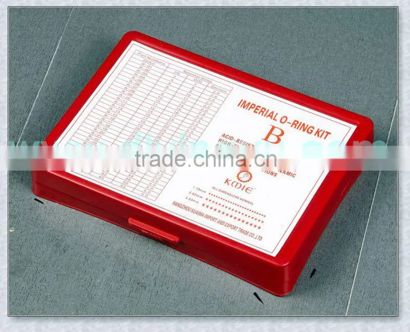 Rubber Material O Ring Box Excavator/Plastic O Ring Kit Box