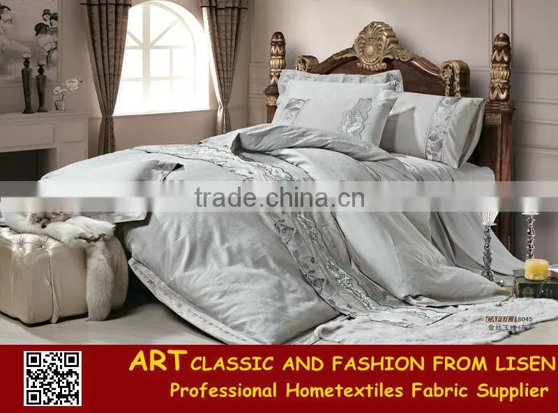Viscose Cotton Jacquard Fabrics for bed