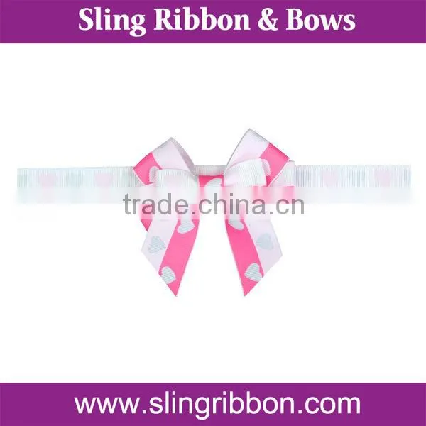 Satin Ribbon And Ribbon Bow For Gift Packaging