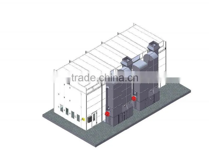 JF auto spray booth automatic spray booth spray booth wall panels