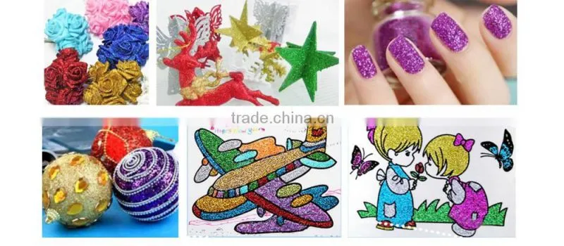 Bottle packing Coloful Decoration Glitter Powder/color gitter powder