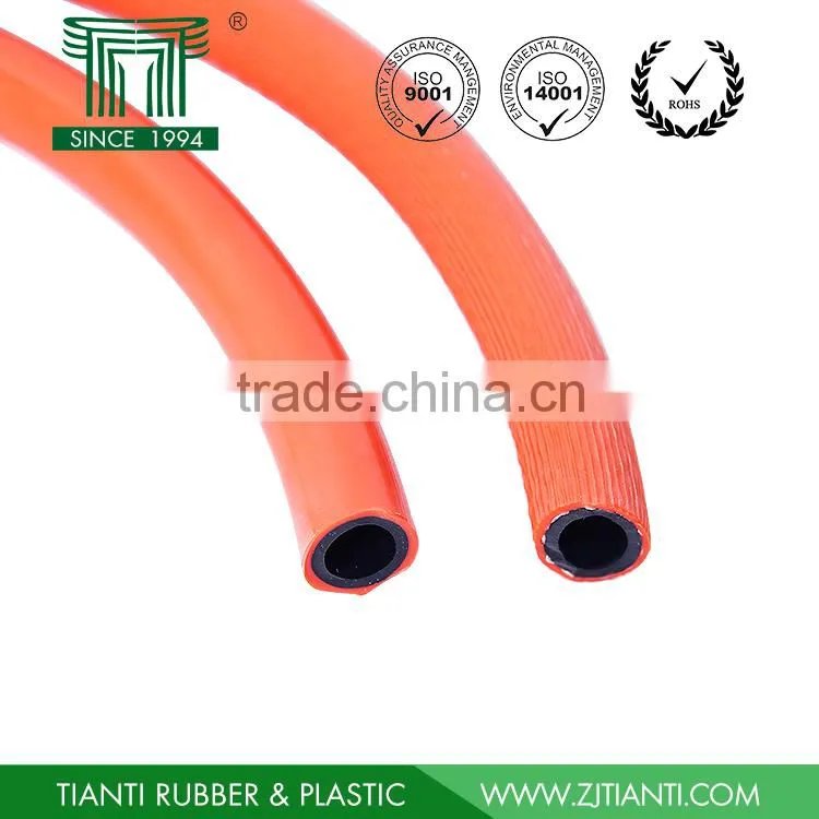 8.5mm fiber reinforced braided flexible plastic pvc gas hose