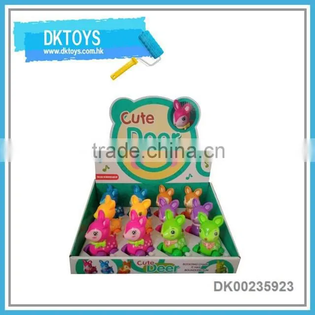Cute design wind up cartoon dinosaur 12 pcs