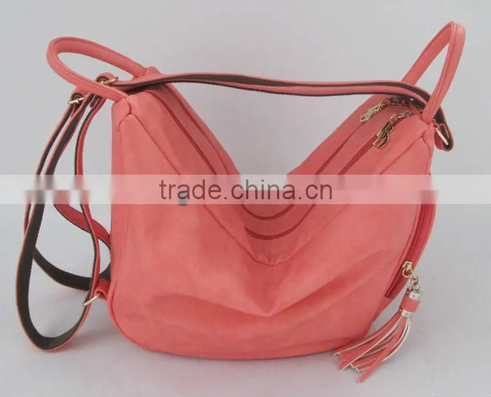 2013 folding leather bag backpack for girls fashion ladies backpack