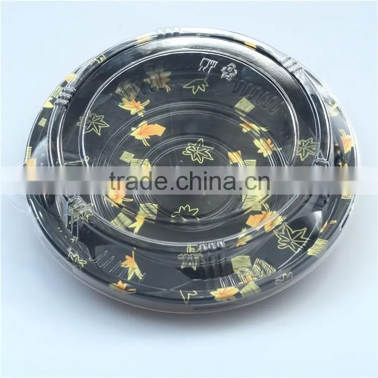 SM1-2105A Disposable Plastic Round Food Divided Packing
