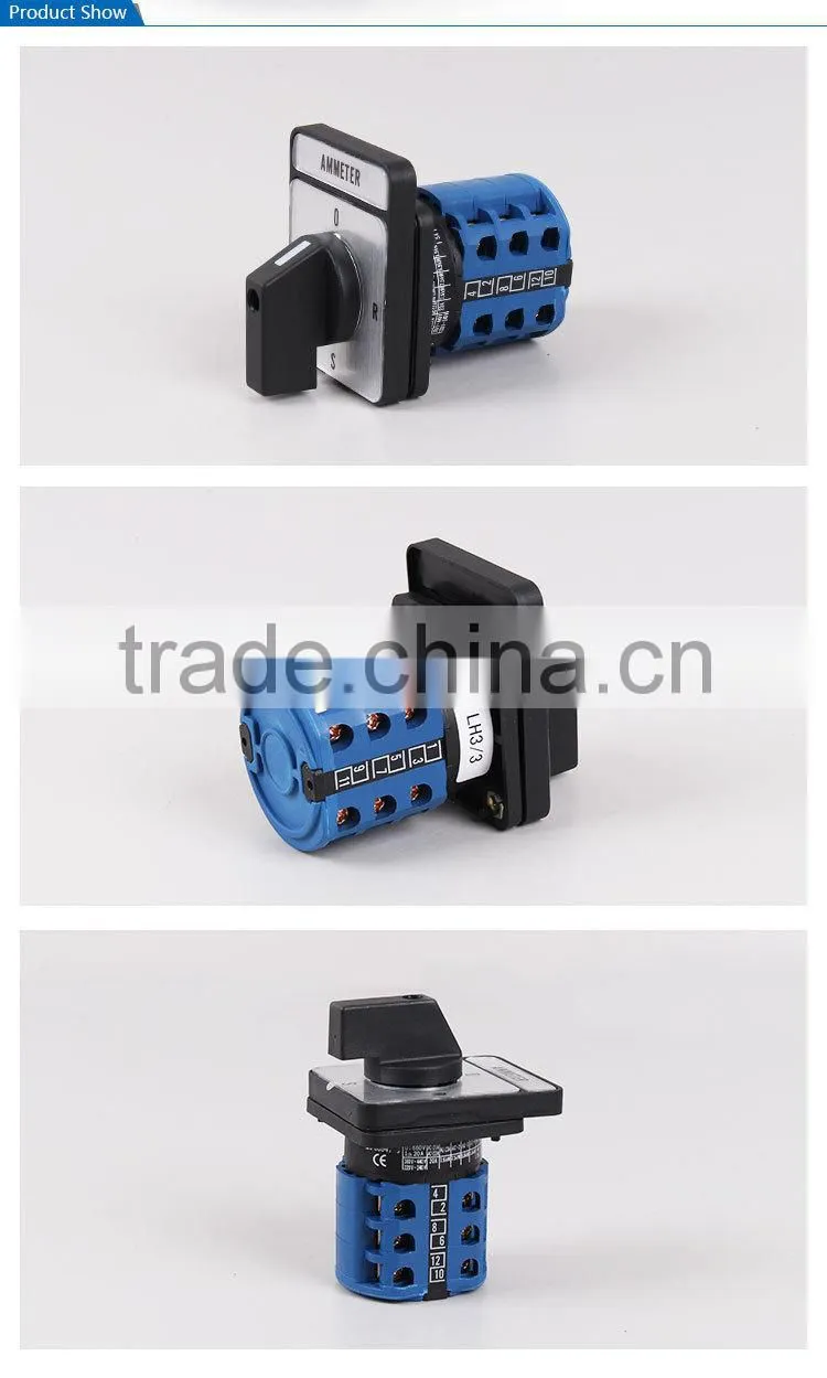 Long service life 20A Ammeter Rotary Cam Switch (LW26-20 Ammeter)