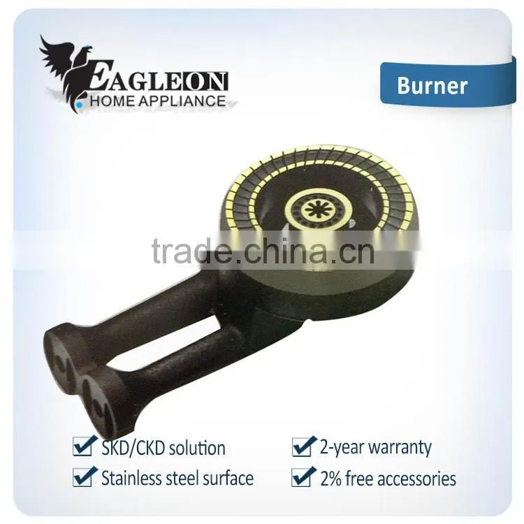 Brass aluminum gas grill burner parts 3 burner